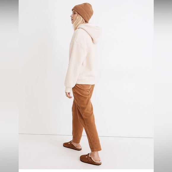 Madewell (Re)sourced Fleece Hooded Zip Jacket Size M NWD $128 NB514 - Picture 3 of 8